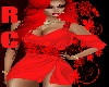 RC AFRO RED DRESS