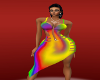XXL Rainbow Swirl Dress
