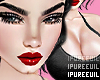 !! Skin Dark Red Lips