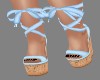 !R! Laced Wedge L Blue