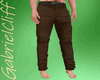 Striped Brown Pants