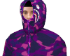 BAPE HOODIE PURRP