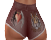 tiger heart jean shorts