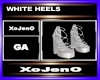 WHITE HEELS