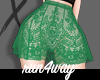 rw l Green Lace Skirts