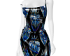 Blue chrome dress