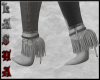 Quinn Fringed Boots Grey