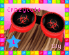 !L Toxic Red Goggle