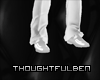 TB White Suit Shoes