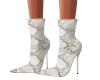 White Snake Boots