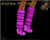 Leg Warmers Purple