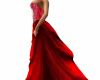 Alice Red Silk Gown