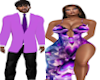 PURPLE HEART COUPLE SUIT