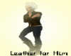 *LV*Leather JacketSepia