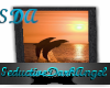 Sunset Dolphin Frame