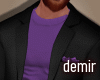 [D] Purple shirt&suit