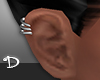 d| Metal Ear Rings L