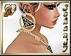 "S" GOLDEN PR4DA EARING