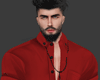 Red Shirt w Aztec Tatto