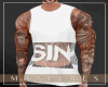 Sinner Tank White