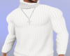White Sweater + chain