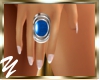 Blue/Silver Aura Ring