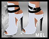 M-S White Heels