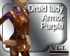 Druid Lady Armor Purple