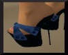 terry blue heels