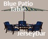 Blue Patio Table