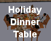 Animated Holiday Table