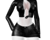 black latex fit