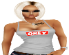 OBEY Grey Tank