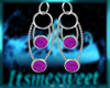 LeLa Earrings - Purple