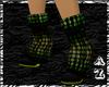 Green Pattern Wntr Boots