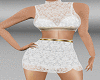 H/White Lace Mini Dress