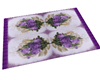 purple rose rug