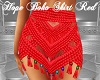Hope Boho Skirt Red