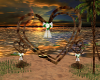 Beach Wedding Hearts