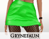 Green mini skirt fishnet