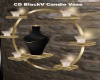 CD BlackV Candle Vase