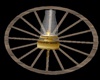 wagonwheel wall light