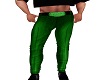 Dark green elegant pants