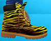 Yellow Stripe Work Boots 3 (M)