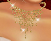 Gold shimmer necklace
