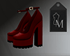 M Doll Heels Cherry