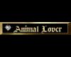 Animal Lover gold tag