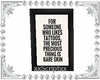 SCR. Tattoo Quote Frame