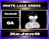WHITE LACE DRESS