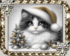 Christmas Cat Rug